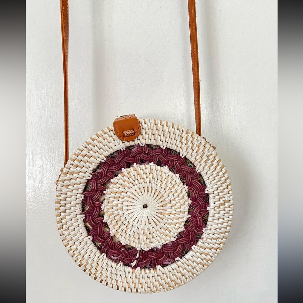 Handwoven Round Rattan bag